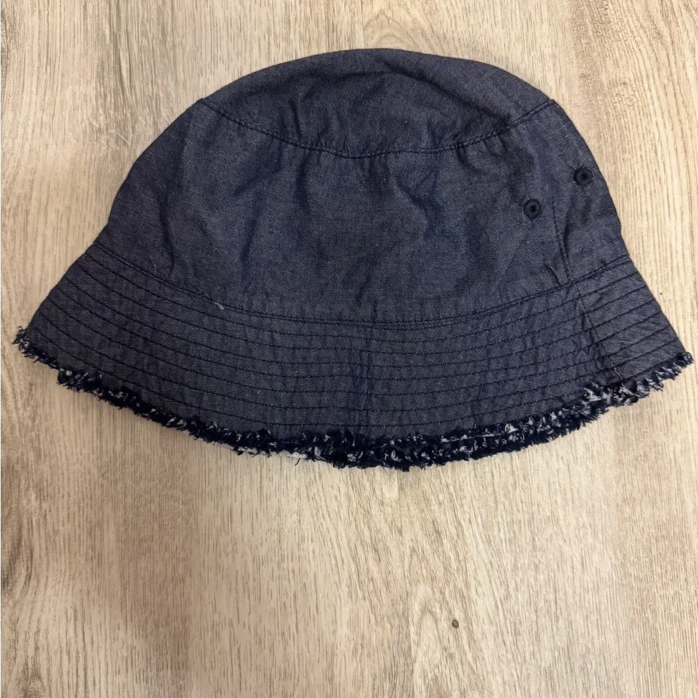 Kids Navy Blue Bucket Hat